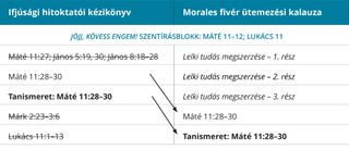 4. ábra: Morales fivér ütemterve