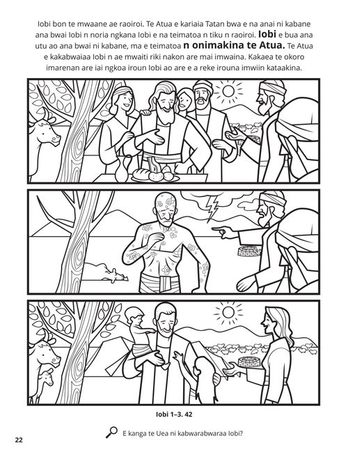 Job coloring page