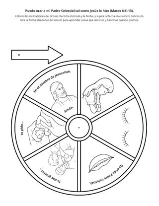 Hoja de actividades: Puedo orar como Jesús lo hizo