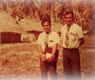 Iotua Tune as a missionary, c. 1979