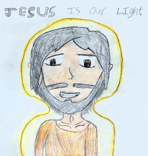 drawing of Jesus