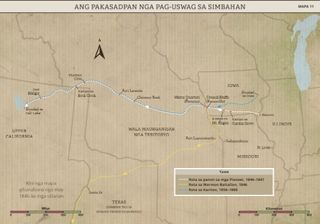 Mapa 11: Ang Paingon sa Kasadpan nga Kalihokan sa Simbahan