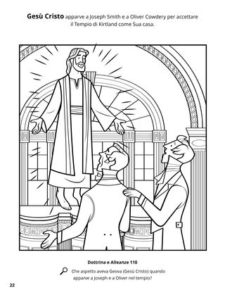 The Lord Accepted the Kirtland Temple coloring page