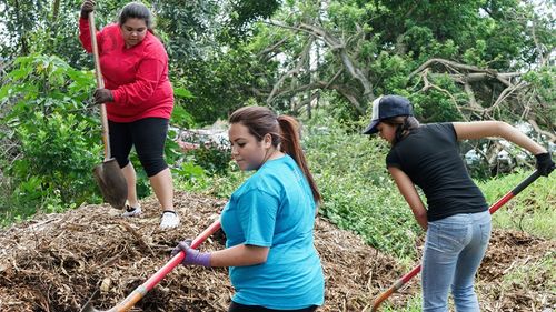 jóvenes prestando servicio a los demás 2