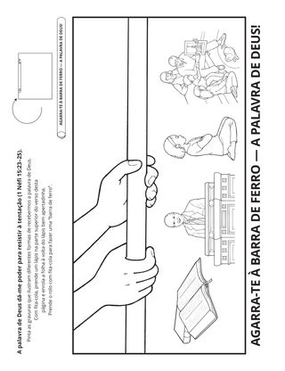 página da atividade: A palavra de Deus dá-me força para resistir à tentação