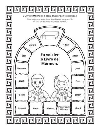 página de atividades: O Livro de Mórmon é a pedra angular da nossa religião