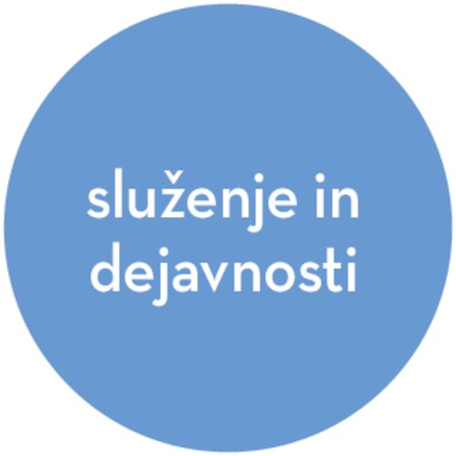 ikona služenja in dejavnosti