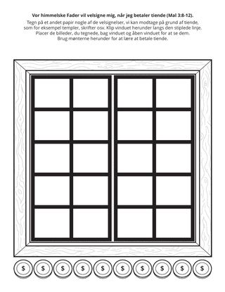 aktivitetsside: Vor himmelske Fader vil velsigne mig, når jeg betaler tiende