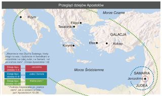 mapa, Przegląd Dziejów Apostolskich