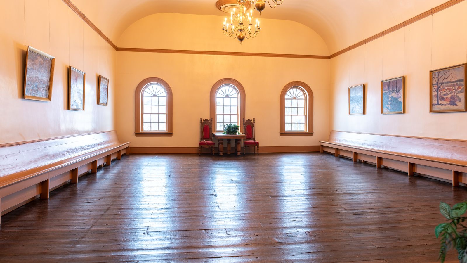 Another view of the third floor of the Cultural Hall.  