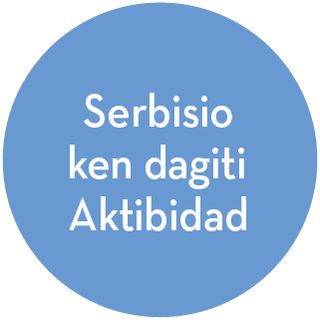 icon iti serbisio ken dagiti aktibidad