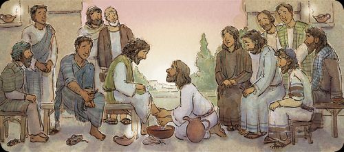 A Jesus a merisou a ocherir a re Apostol