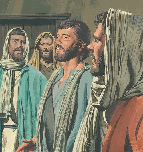 Jesus and Apostles singing