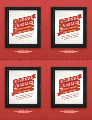 eternal families card 4-up