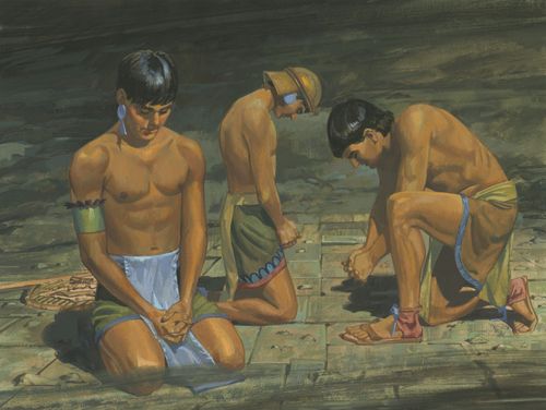 Lamanites praying