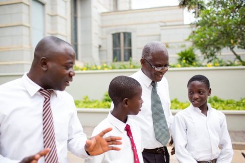 young men and leaders