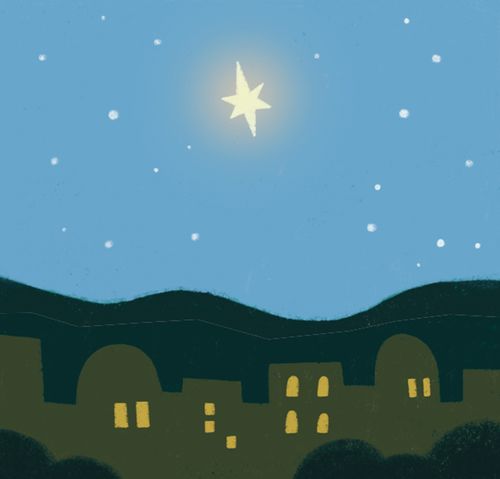 The star over Bethlehem