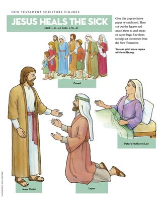 Scripture Figures, Jesus Heals the Sick