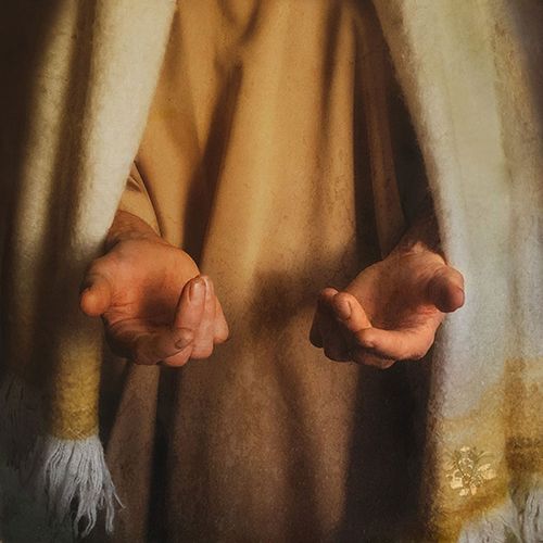 the Savior’s hands