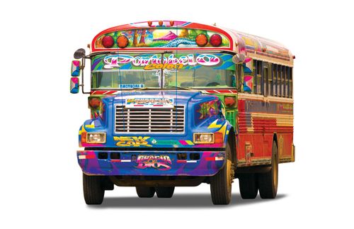 colorful bus