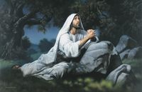 Jesus in Gethsemane