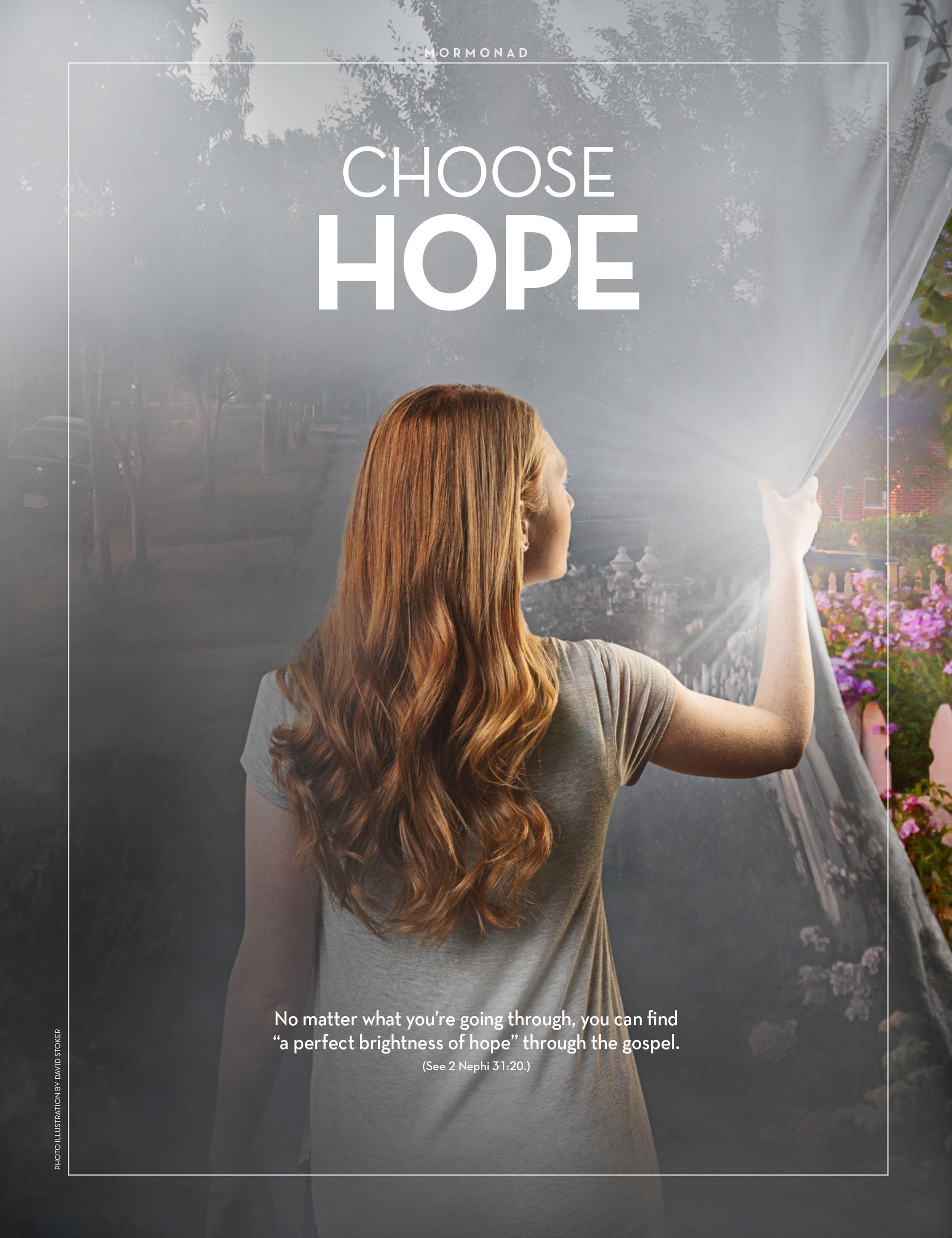 No matter what you’re going through, you can find “a perfect brightness of hope” through the gospel. (See 2 Nephi 31:20.) © undefined ipCode 1.