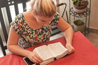 youth reading scriptures