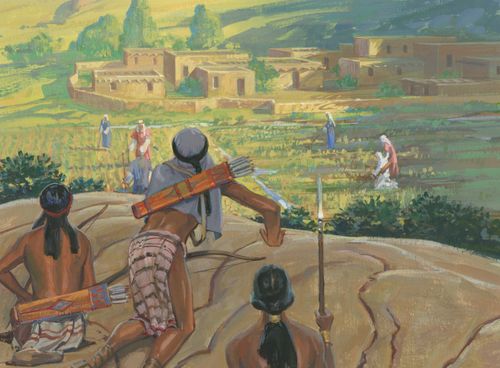 Lamanites fighting Nephites