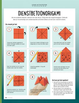 illustrated oribami instructions