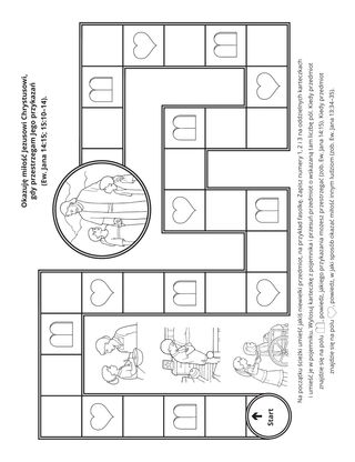 strona z zadaniami: Okazuję miłość Jezusowi Chrystusowi, gdy przestrzegam Jego przykazań