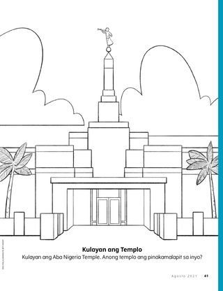 coloring page of temple