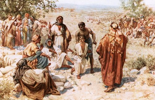 Joseph being sold into Egypt