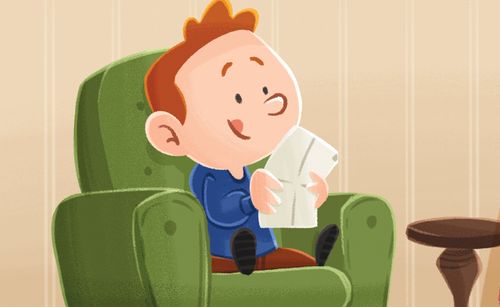 boy reading letter