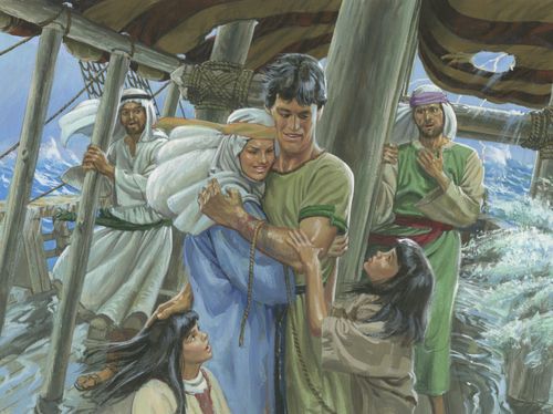 Nephi with family