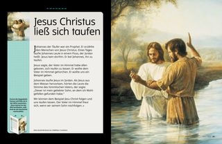 Gemälde von der Taufe Jesu durch Johannes den Täufer