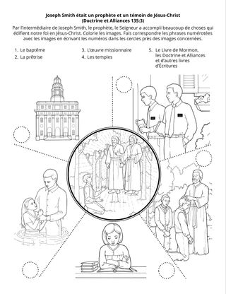 page d’activité pour les enfants