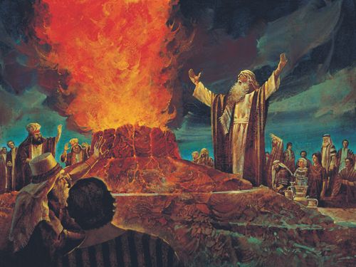 Elijah Contends against the Priests of Baal