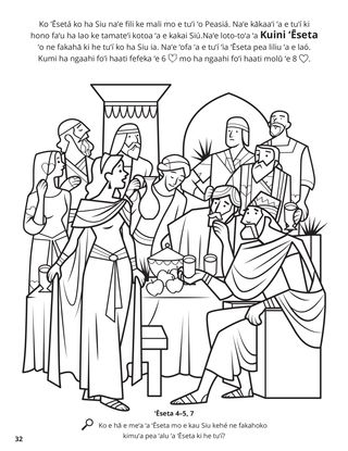 Esther coloring page