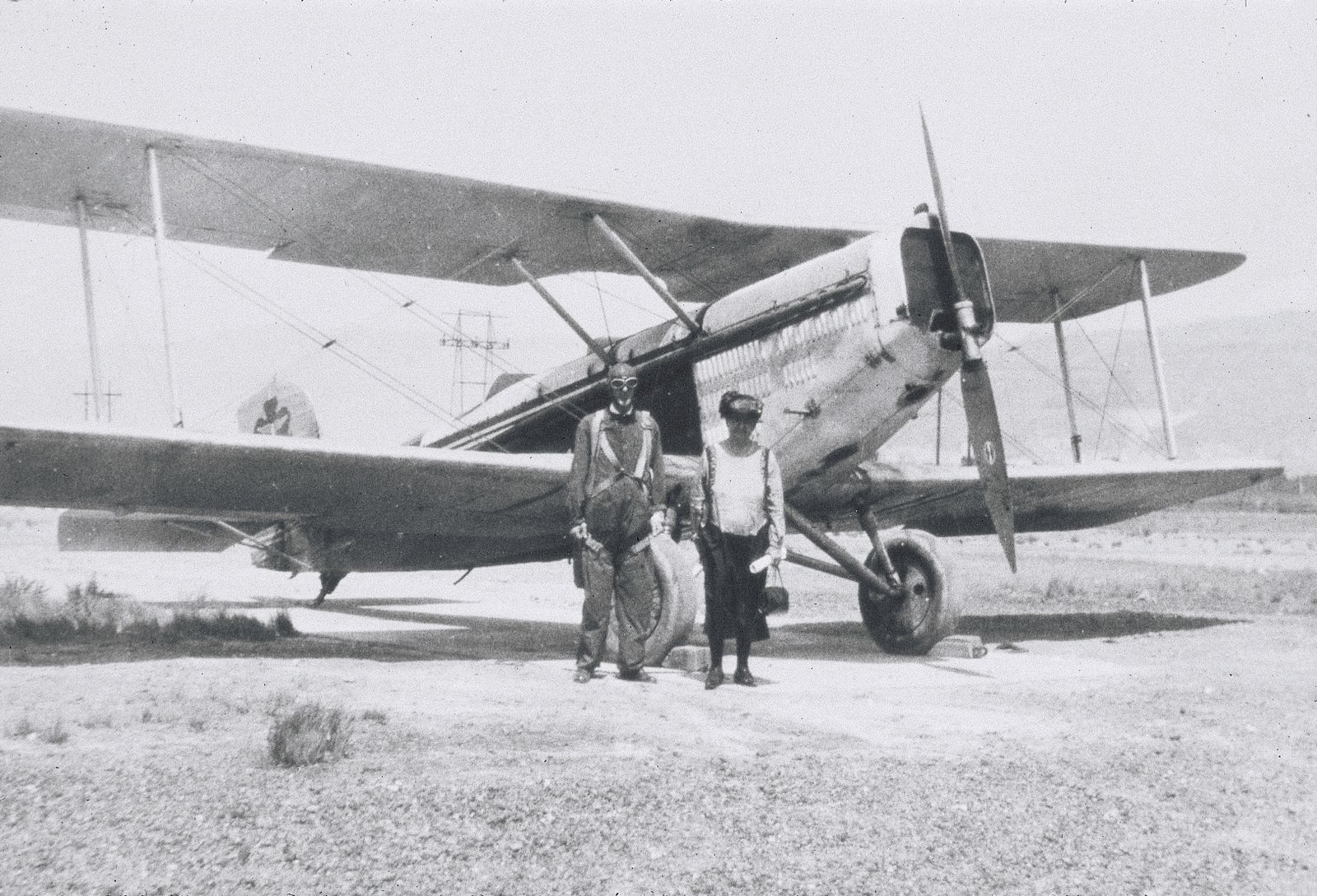 George Albert Smith and his wife standing in front of an airplane. Teachings of Presidents of the Church: George Albert Smith (2011), 112