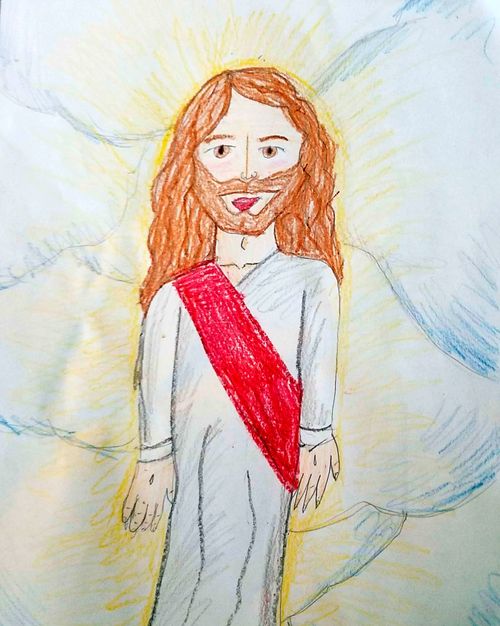 drawing of Jesus