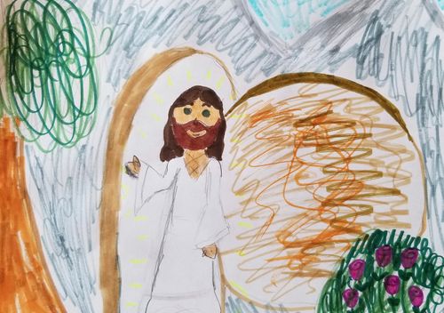 drawing of Jesus