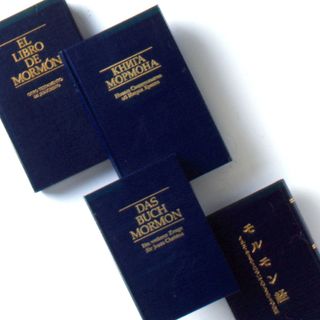 copies of the Book of Mormon in various languages