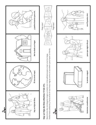 Hoja de actividades: Soy un hijo de Dios