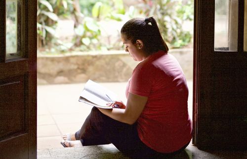 Woman reading