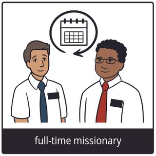 full-time missionary gospel symbol