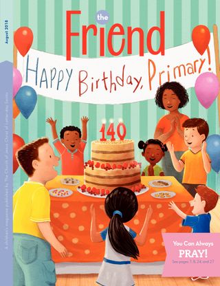 kids celebrating Primary’s 140th birthday