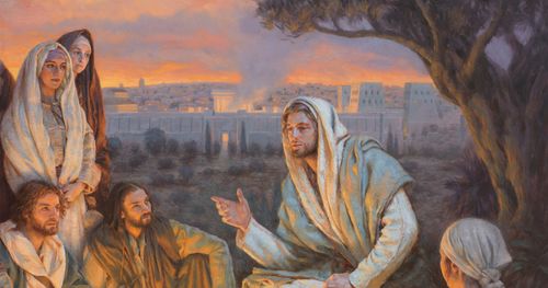 Jesús enseña a Sus discípulos