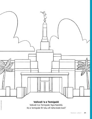 coloring page of temple