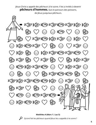 Fishers of Men coloring page