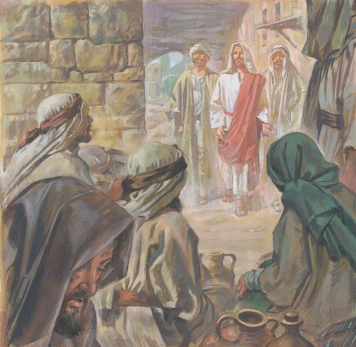 Yesus mendekati pesakit-pesakit kusta